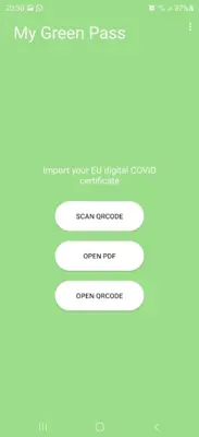 Green Pass android App screenshot 0