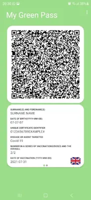 Green Pass android App screenshot 1